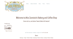 Desktop Screenshot of misszumstein.com